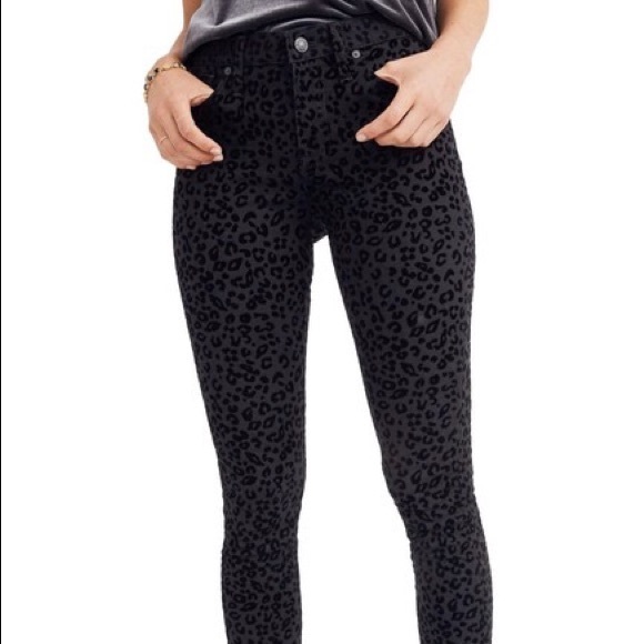 Madewell Mid-rise Leopard Print Skinny Jean - Picture 4 of 4